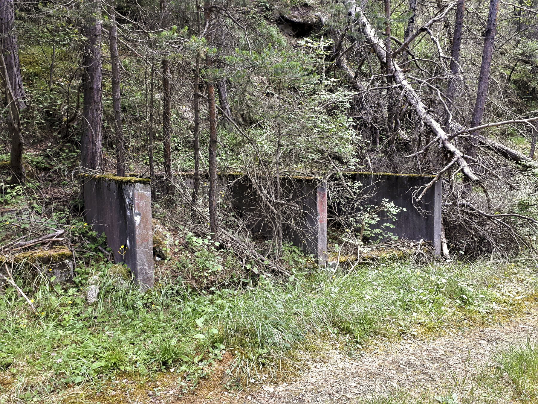Ligne Maginot - SAINT ANTOINE - (Ouvrage d'artillerie) - Niches de stockage extérieur