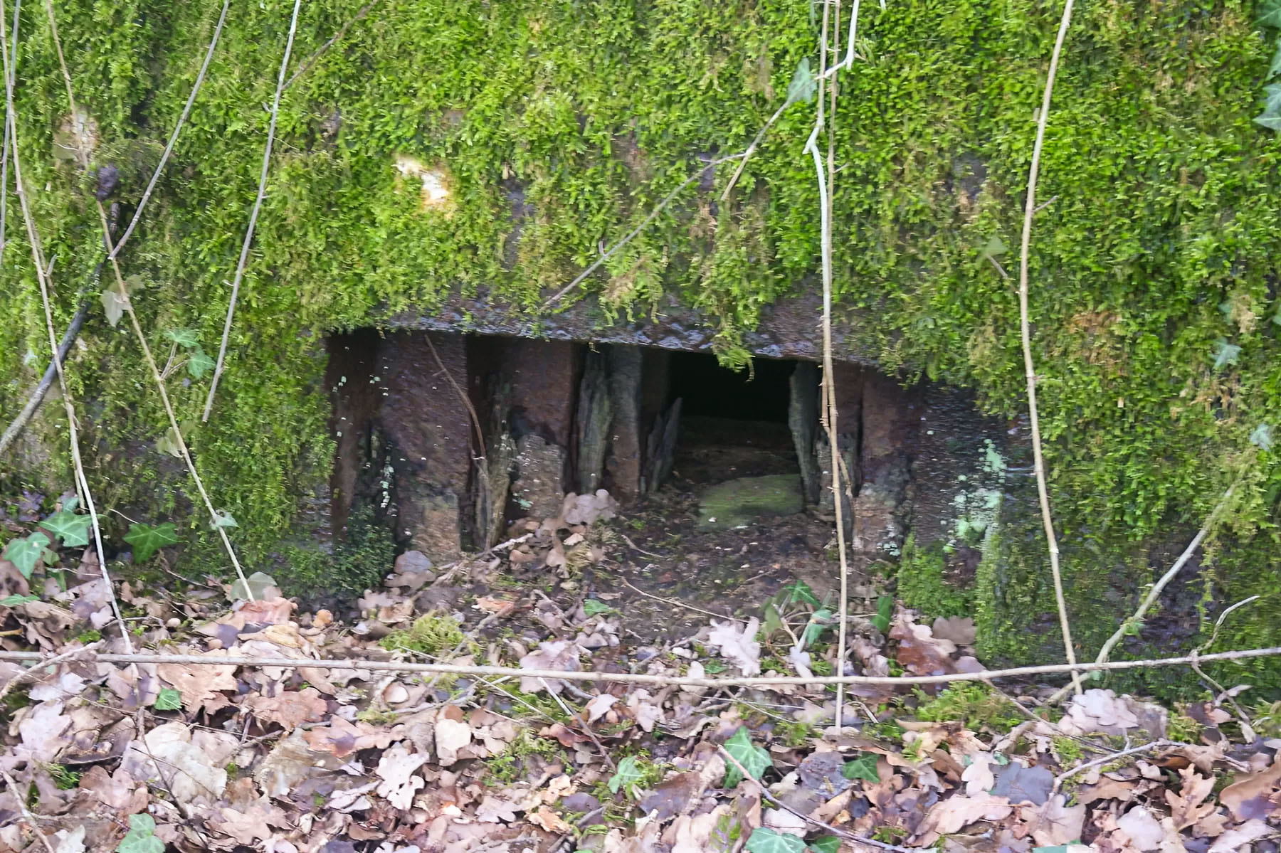 Ligne Maginot - CB296 - KUHDRECK 2 - (Blockhaus pour arme infanterie) - Créneau mitrailleuse - Michel Teiten