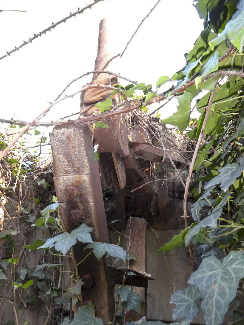 Ligne Maginot - COL DE GARDE - (Barrage de Route) - Vue du dessous - ELLENA-CUNY