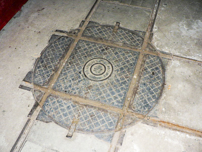 Ligne Maginot - SAINT GOBAIN - (Ouvrage d'infanterie) - Plaque de rotation pour wagonnet
