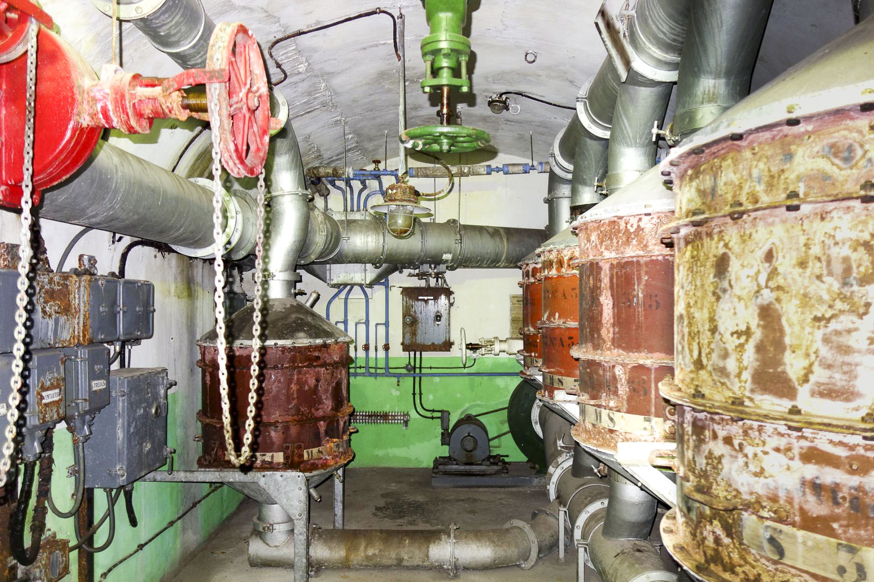 Ligne Maginot - SAINT GOBAIN - (Ouvrage d'infanterie) - Salle de neutralisation entre les blocs 2 et 3 - Michel Teiten