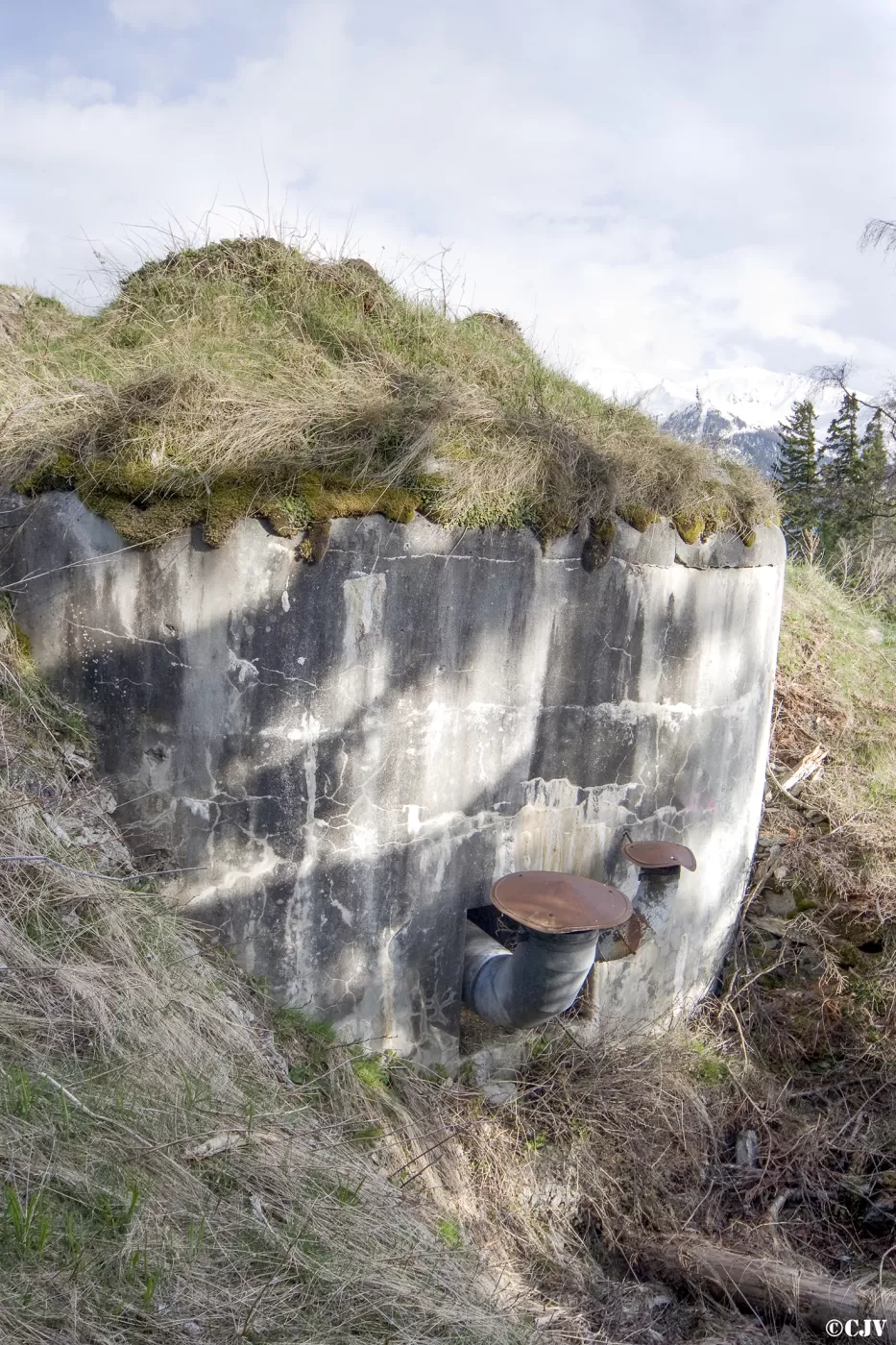 Ligne Maginot - SAPEY - (Ouvrage d'artillerie) - Le bloc cheminée