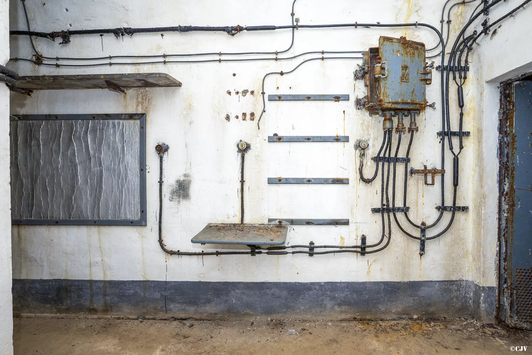 Ligne Maginot - SAPEY - (Ouvrage d'artillerie) - PC de l'ouvrage - Lia VERMEULEN