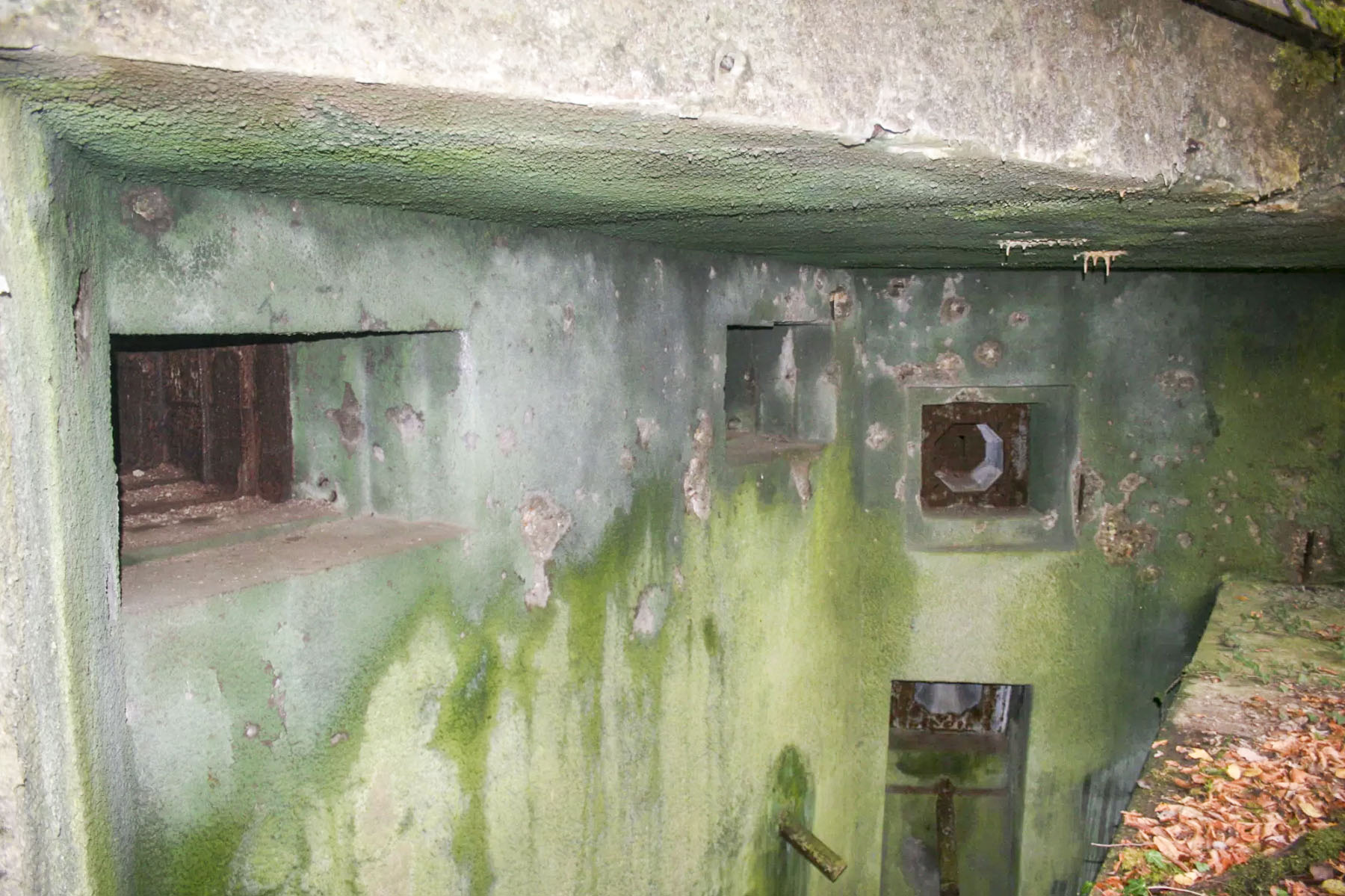 Ligne Maginot - BASSE PARTHE EST - C46 - (Casemate d'infanterie - Simple) - Créneau JM / AC37 et créneaux FM de défense rapprochée - Michel Teiten