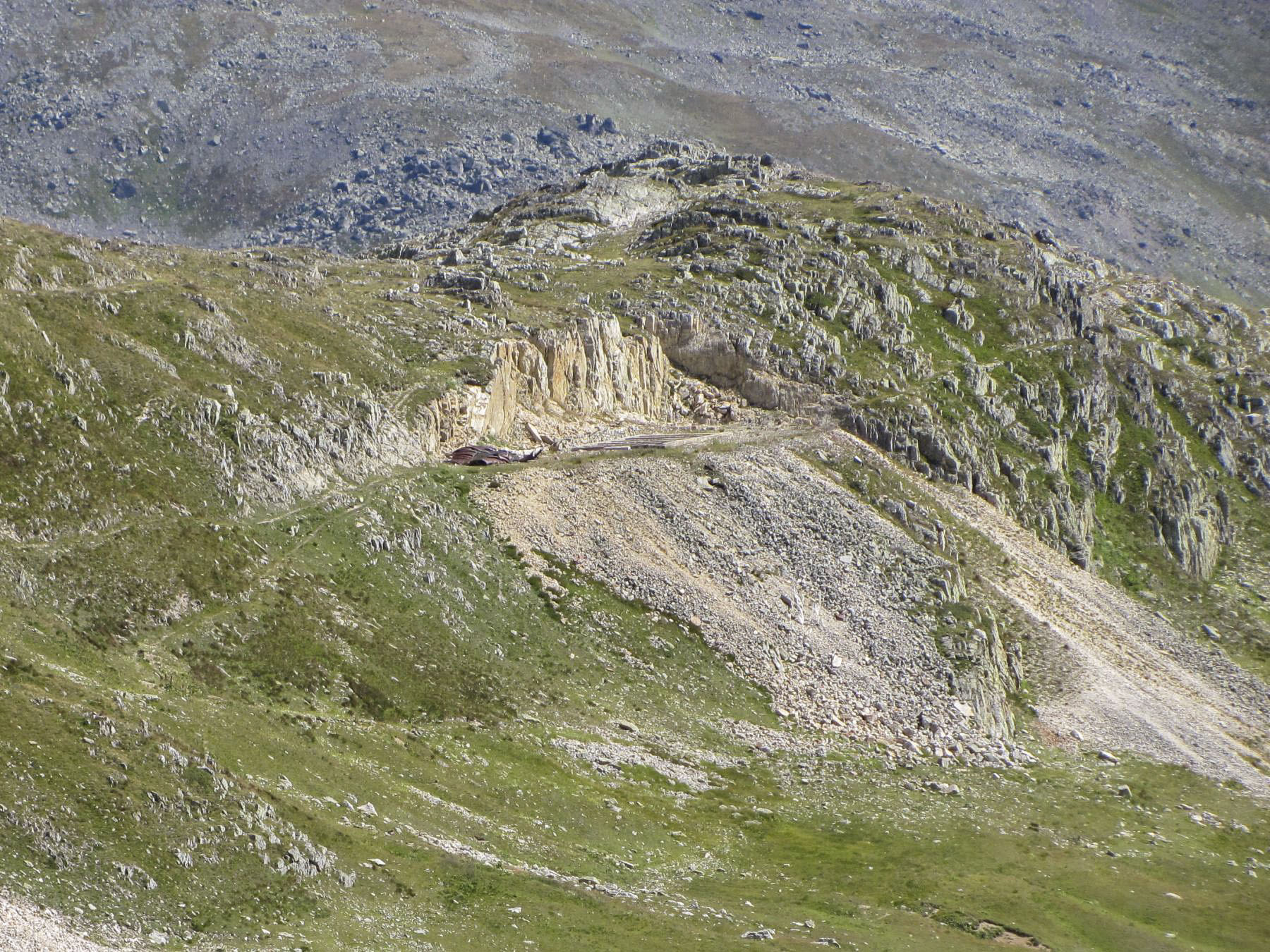 Ligne Maginot - AIGUILLE NOIRE - (Casernement) - Chantier du casernement