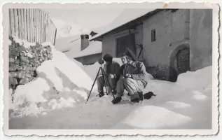 Ligne Maginot - 73° Bataillon Alpin de Forteresse (73° BAF) - La SES du 73° BAF 
Transmission optique en morse à Serennes en 1939