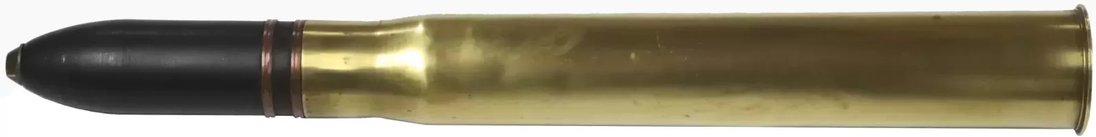 Ligne Maginot - Munitions de 47 mm utilisées dans la fortification - Cartouche de 47 mm Mle 1902 à obus ordinaire Mle 1888 M