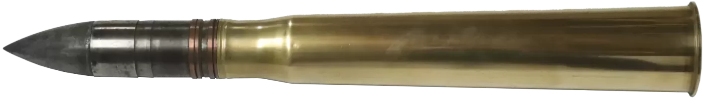 Ligne Maginot - Munitions de 47 mm utilisées dans la fortification - Cartouche de 47 mm Mle 1937 à boulet de rupture Mle 1936 