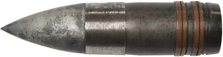 Ligne Maginot - Munitions de 47 mm utilisées dans la fortification - Boulet de rupture Mle 1936