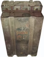 Ligne Maginot - Munitions de 47 mm utilisées dans la fortification - Caisse métallique tactique pour 4 cartouches pour canon de 47mm Mle 1937