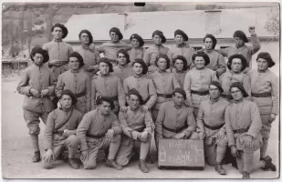 Ligne Maginot - 73° Bataillon Alpin de Forteresse (73° BAF) - La 1° section de la 2° Cie , chambre 13 en novembre 1936