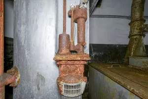 Ligne Maginot - FREUDENBERG (QUARTIER SCHIESSECK - I/37° RIF) - (Abri) - Détail de la chaudière á eau chaude dans la cuisine