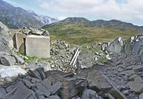 Ligne Maginot - COL DE BUFFERE - (Ouvrage d'infanterie) - Fouille du bloc 3 et son blockhaus de remplacement