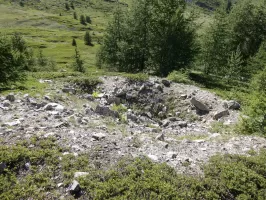 Ligne Maginot - COL DE GRANON ANNEXE 2 - (Blockhaus pour arme infanterie) - Emplacement du blockhaus