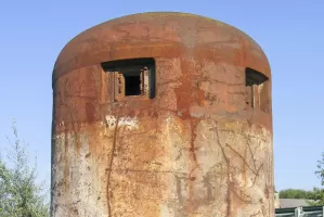 Ligne Maginot - KOENIGSMACKER SUD - C49 - (Casemate d'infanterie - Simple) - Vue rapprochée de la cloche GFM rescapée