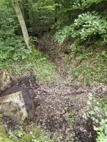 Ligne Maginot - ALTWIESERBACH 5 - (Cuve pour arme d'infanterie) - La tranchée d'accès