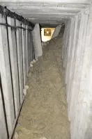 Ligne Maginot - LARCHE (L) - (Ouvrage d'infanterie) - Éboulement du couloir principal chez l’entrée