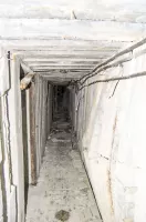 Ligne Maginot - LARCHE (L) - (Ouvrage d'infanterie) - Éboulement du couloir principal chez le magasin aux vivres