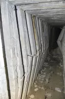 Ligne Maginot - LARCHE (L) - (Ouvrage d'infanterie) - Éboulement du couloir principal chez le magasin aux vivres