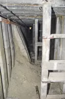 Ligne Maginot - LARCHE (L) - (Ouvrage d'infanterie) - Éboulement du couloir principal en dortoir; 2016