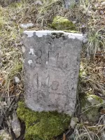 Ligne Maginot - COL DE SEGRA - (Chambre de coupure) - Bornes sur la piste (28T1?/110)