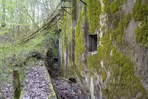 Ligne Maginot - RIPPERT - X13 (QUARTIER KARRE - II/168°RIF) - (Abri) - Façade et fossé diamant
