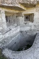 Ligne Maginot - COL DE GRANON - (Ouvrage d'infanterie) - Bloc 3
Créneaux et fossé diamant