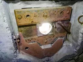 Ligne Maginot - COL DE GRANON - (Ouvrage d'infanterie) - Bloc 3 
Créneau FM