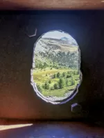 Ligne Maginot - COL DE GRANON - (Ouvrage d'infanterie) - Le bloc 3 
Vision depuis la cloche observatoire