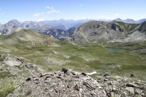 Ligne Maginot - COL DE L'OULE 2 - (Blockhaus pour arme infanterie) - Plan feu Lac de l'Oule et chemin montant de Névache.