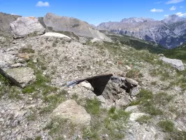 Ligne Maginot - CRETE CIBIERES-GRANON C - (Blockhaus pour arme infanterie) - L'entrée