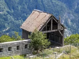 Ligne Maginot - TLFR - Téléphérique SAPEY-REPLATON - (RESEAU - Téléphérique (ligne)) - La station haute du téléphérique