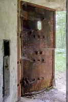Ligne Maginot - BIESENBERG 4 - (Blockhaus pour arme infanterie) - Porte blindée