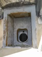 Ligne Maginot - SAPEY - (Ouvrage d'artillerie) - Bloc 4
Le deuxième créneau de 75 mle 29