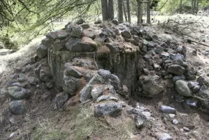 Ligne Maginot - PLAMPINET LE SERRE 1 - (Blockhaus pour arme infanterie) - Pilule à 2 créneaux