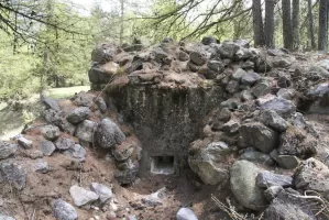 Ligne Maginot - PLAMPINET LE SERRE 1 - (Blockhaus pour arme infanterie) - Pilule à 2 créneaux