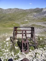 Ligne Maginot - TéLéPHéRIQUE BUFFERE-TETE NOIRE (STATION HAUTE) - (Téléphérique ( Recette)) - Téléphérique construit par le 4° Génie. Utilisation à définir.
Station Haute