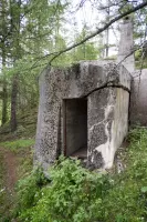 Ligne Maginot - BOIS DE SESTRIERES 9 - (Abri) - L'entrée gauche