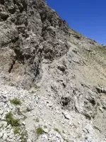 Ligne Maginot - JANUS - (Ouvrage d'artillerie) - Chemin d'accès hivernal de l'ouvrage par la crête.