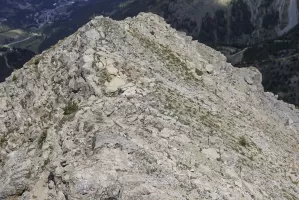 Ligne Maginot - JANUS - (Ouvrage d'artillerie) - Le réseau continue bien en avant sur la crête rocheuse....