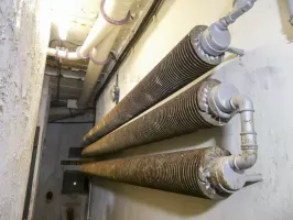 Ligne Maginot - JANUS - (Ouvrage d'artillerie) - Bloc 1
Chauffage par eau chaude dans l'entrée