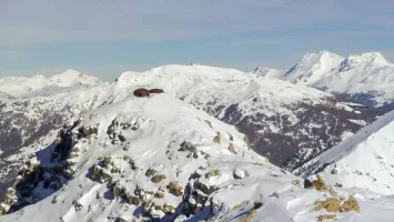 Ligne Maginot - JANUS - (Ouvrage d'artillerie) - Le bloc 4 sous la neige