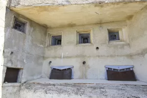 Ligne Maginot - JANUS - (Ouvrage d'artillerie) - Bloc 2
Les créneaux