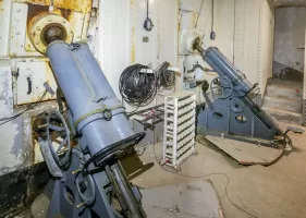 Ligne Maginot - JANUS - (Ouvrage d'artillerie) - Bloc 2
Chambre de tir des deux mortiers de 81