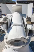 Ligne Maginot - JANUS - (Ouvrage d'artillerie) - Canon de 95mm de côte semblable à ceux du bloc 8 exposé à Montgenèvre