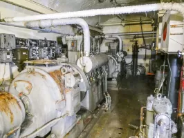 Ligne Maginot - JANUS - (Ouvrage d'artillerie) - L'usine électrique.