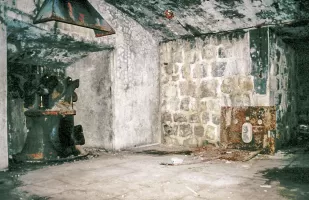 Ligne Maginot - JANUS - (Ouvrage d'artillerie) - Le bloc 8, 
L'une des casemates pour canon de 95 de marine.
