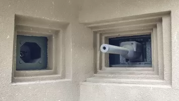 Ligne Maginot - FOUR A CHAUX - FAC - (Ouvrage d'artillerie) - Entree munitions
Réplique à l'échelle 1 d'un canon de 47mm Mle 1934