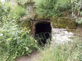 Ligne Maginot - WALDECK - (Observatoire d'artillerie) - Réduit taillé dans le roc
L'entrée comportait une porte dont l'huisserie est encore présente