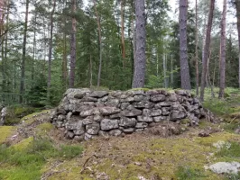 Ligne Maginot - LANDERSBERG OUEST - (Cuve pour arme d'infanterie) - Poste de tir en pierres sèches